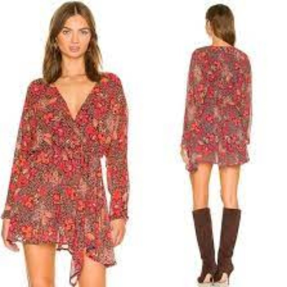 Free People Teegan Mini Dress Size Large